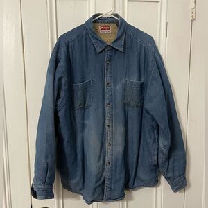 Wrangler denim shirt jacket 